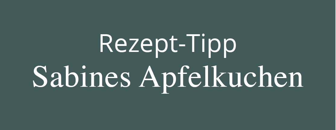 Rezept-Tipp Sabines Apfelkuchen